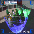 Colorful color led ice bucket for wine bottle